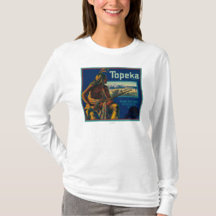Topeka Brand Citrus Crate Label T-Shirt