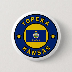 Topeka Kansas 2 Inch Round Button