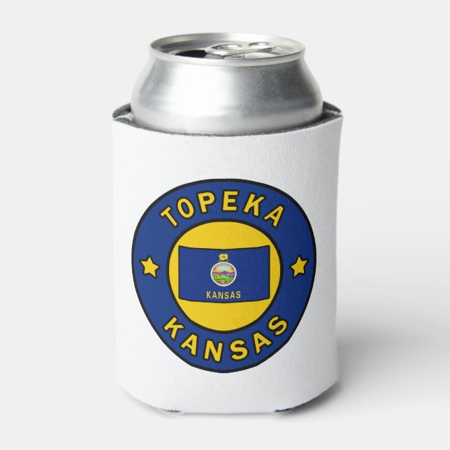 Topeka Kansas Can Cooler (Can Front)