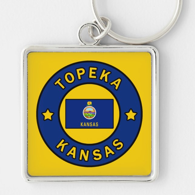 Topeka Kansas Keychain (Front)
