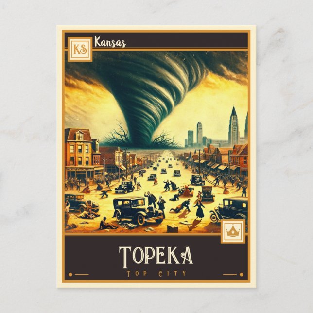Topeka, Kansas  | Vintage Postcard (Front)