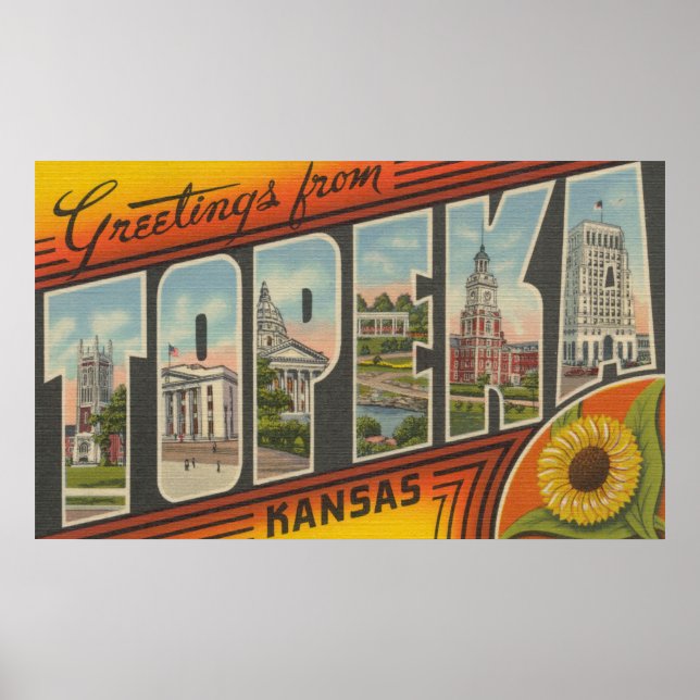 Topeka, KansasLarge Letter ScenesTopeka, KA 2 Poster (Front)