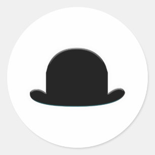 Tophat Classic Round Sticker