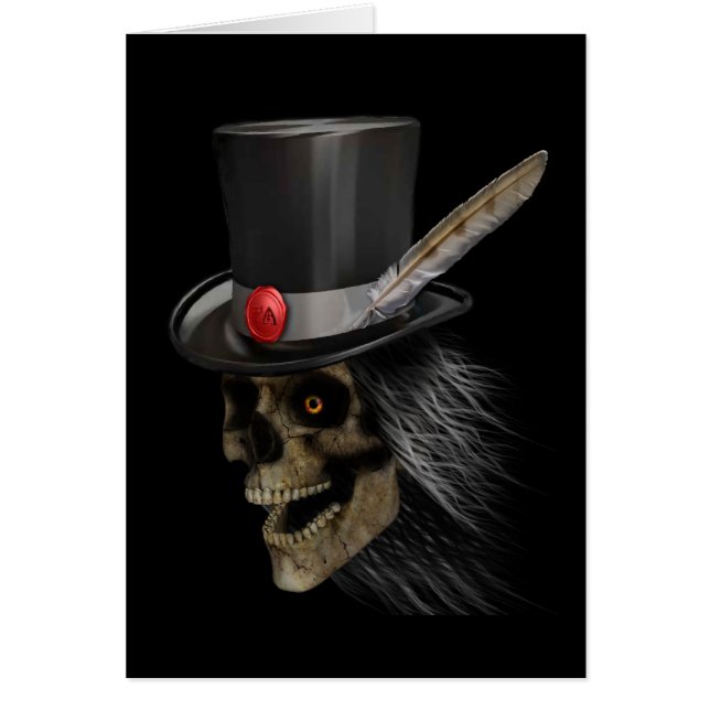 tophat skully Card (Front)