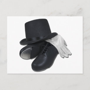 TopHatTapShoesGloves012511 Postcard