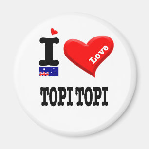 TOPI TOPI - I Love Magnet