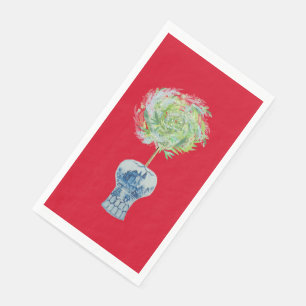 Topiary Blue White Ginger Jar Paper Guest Towels Napkin