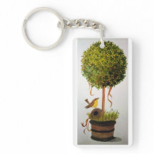 Topiary Keychain