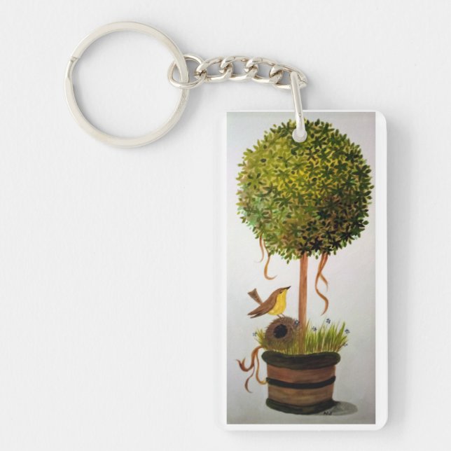 Topiary Keychain (Front)