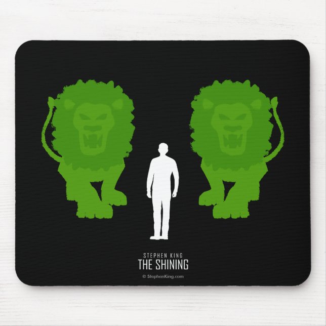 Topiary Lions Mouse Pad (Front)