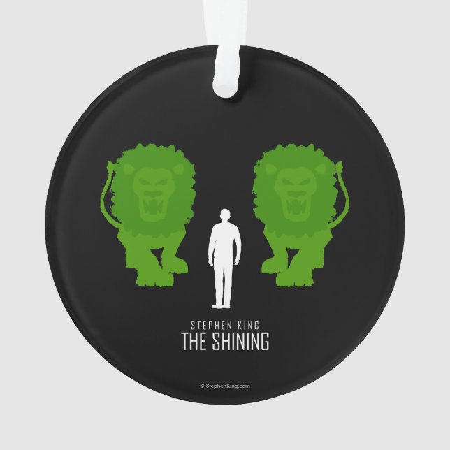 Topiary Lions Ornament (Back)