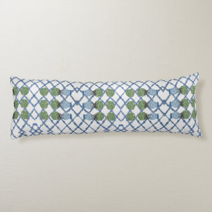 Topiary Topiaries Blue White Ginger Jar Jars Body Pillow