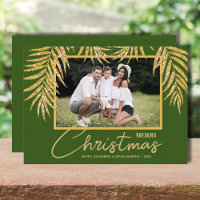 Topical Green Christmas Photo