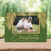 Topical Green Christmas Photo