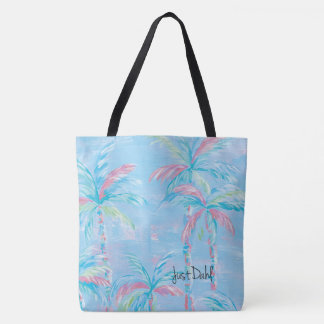 Topical Palms Just Dahl Tote Bag