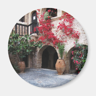 Toplou Monastery Churches courtyard CRETE GREECE Magnet