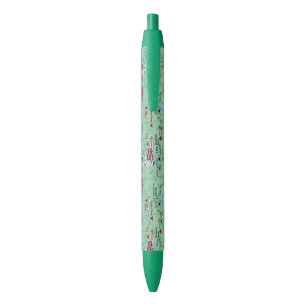 Topo Map Blue Ink Pen