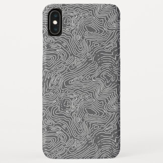 Topographic | Charcoal | iPhone XS Max Case