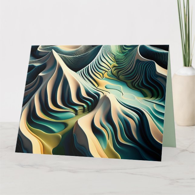 Topographic Currents Card (Front)