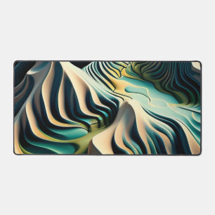 Topographic Currents Desk Mat
