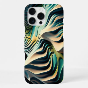 Topographic Currents iPhone 16 Pro Max Case