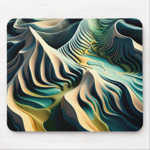 Topographic Currents Mouse Pad