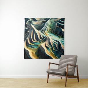 Topographic Currents Tapestry