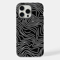 Topographic Line Art in Black 🗺️