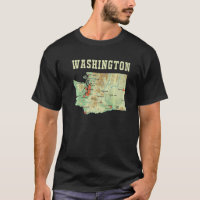 Topographic Map Of Washington State Major Cities R