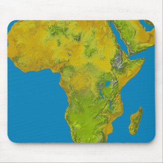 Topographic view of Africa Mouse Pad