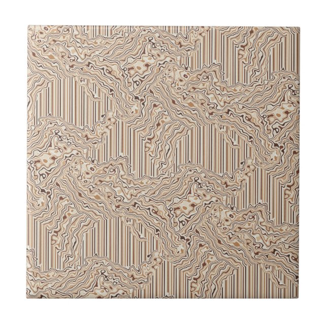 Topographic Warm Neutrals | 03 Tile (Front)