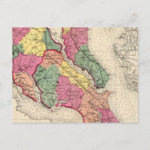 Topographical atlas of Maryland counties 6 Postcard