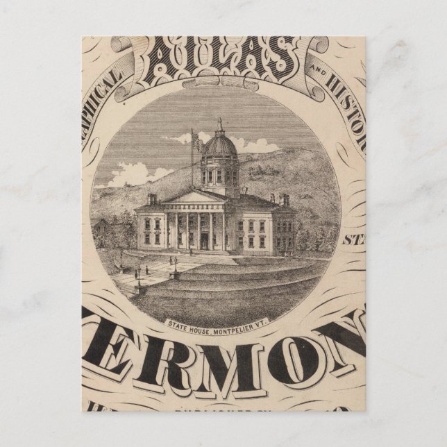 Topographical atlas postcard (Front)