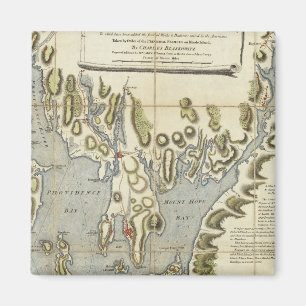 Topographical Chart of the Bay of Narraganset Magnet