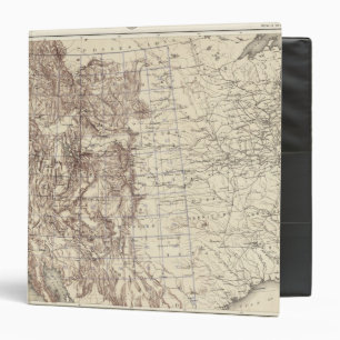 Topographical Map of Mississippi River Binder