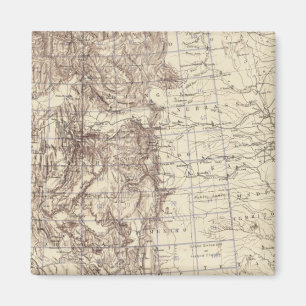 Topographical Map of Mississippi River Magnet