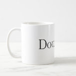 Topologist's coffee mug<br><div class="desc">For the mathematician who can't tell the difference between a coffee mug and a doughnut. This accurately labelled mug is a great visual representation of the homeomorphism class of the torus,  and is an excellent gift for math geeks,  math enthusiasts,  math majors,  and of course professors.</div>