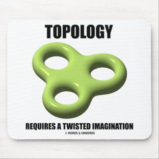 Topology Requires A Twisted Imagination (Toroid) Mouse Pad