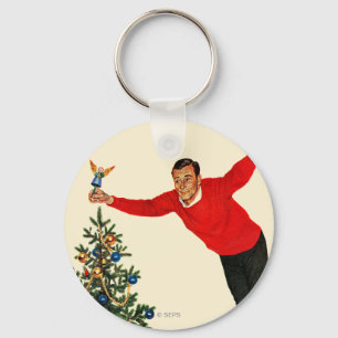 Topping the Tree Keychain