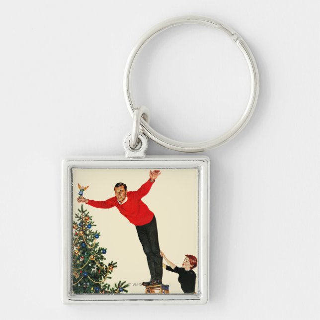 Topping the Tree Keychain (Front)