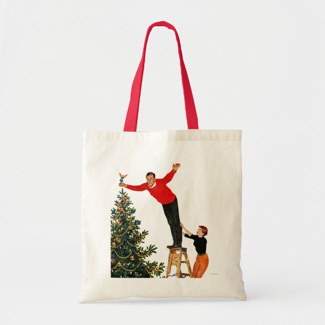 Topping the Tree Tote Bag (Front)