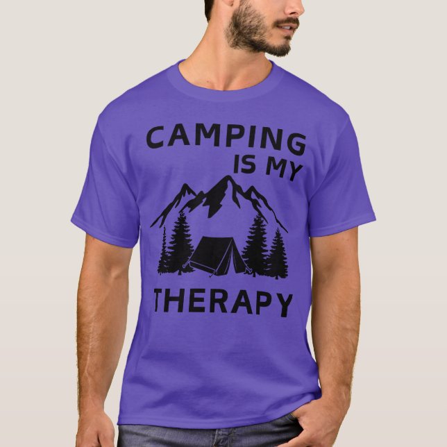Tops Camping is Myherapies Funny Summer gift (Front)
