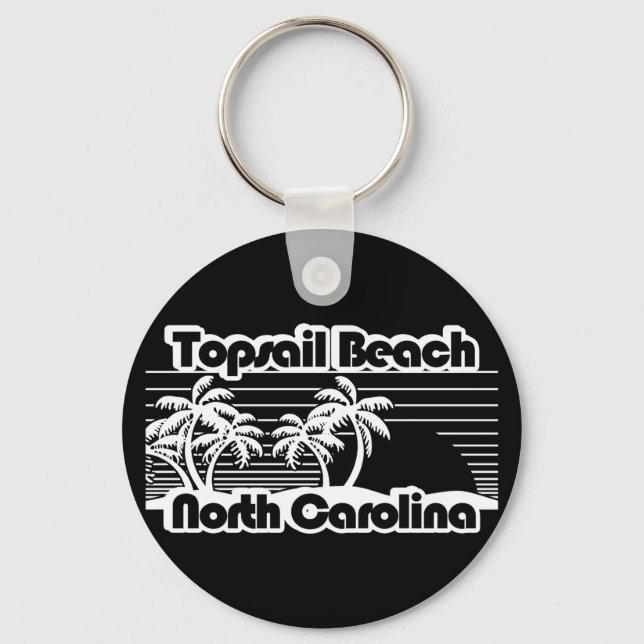 Topsail Beach North Carolina  Keychain (Front)