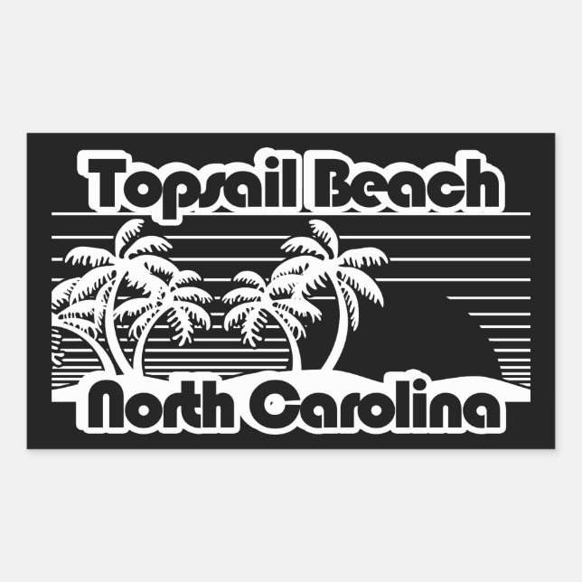 Topsail Beach North Carolina  Sticker (Front)