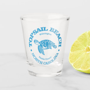Topsail Beach (sea turtle) Shot Glass