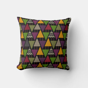topsy forest dark throw pillow