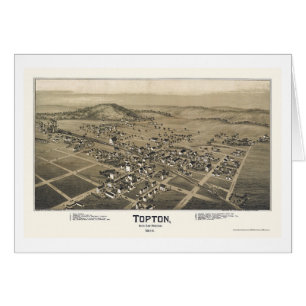 Topton, carte panoramique de PA - 1893