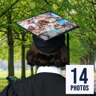 Toque De Diplômé 14 modèle de collage de photos qui se chevauchent