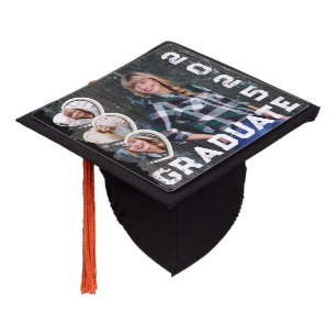 Toque De Diplômé 2025 Graduate Photo Heart Grunge