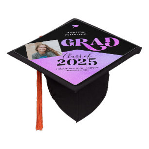 Toque De Diplômé 2025 parties scintillant moderne violet moderne an